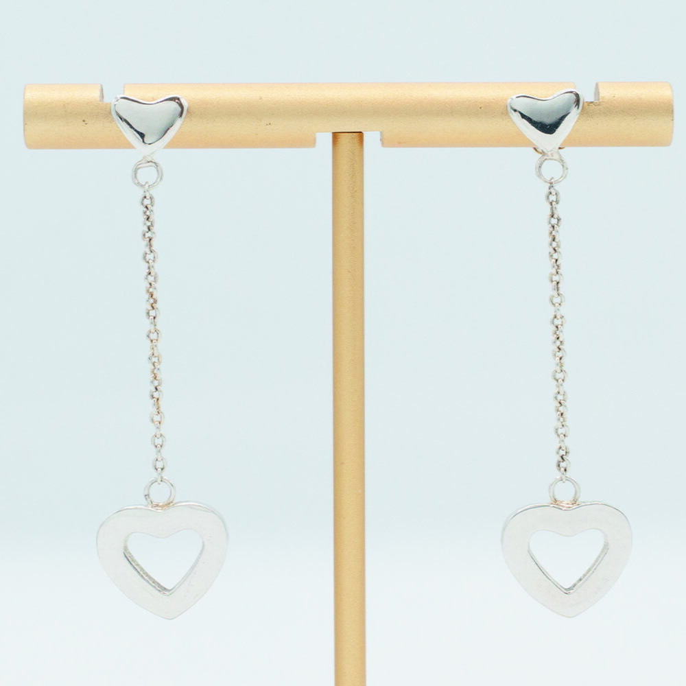 TIFFANY & CO. Silver Heart Earrings